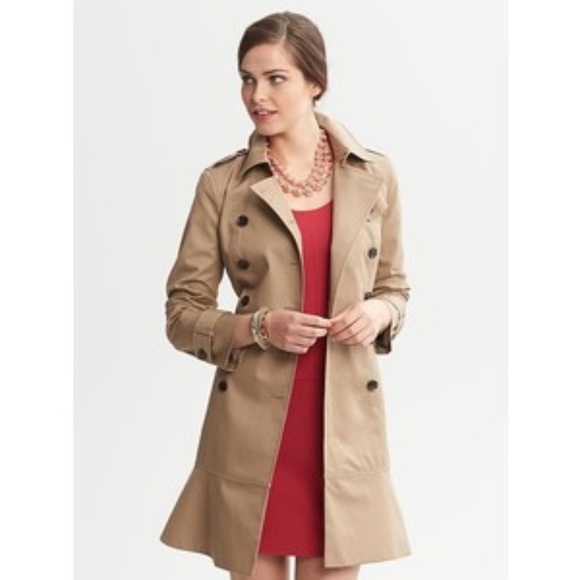 Banana Republic Flared Trench Coat